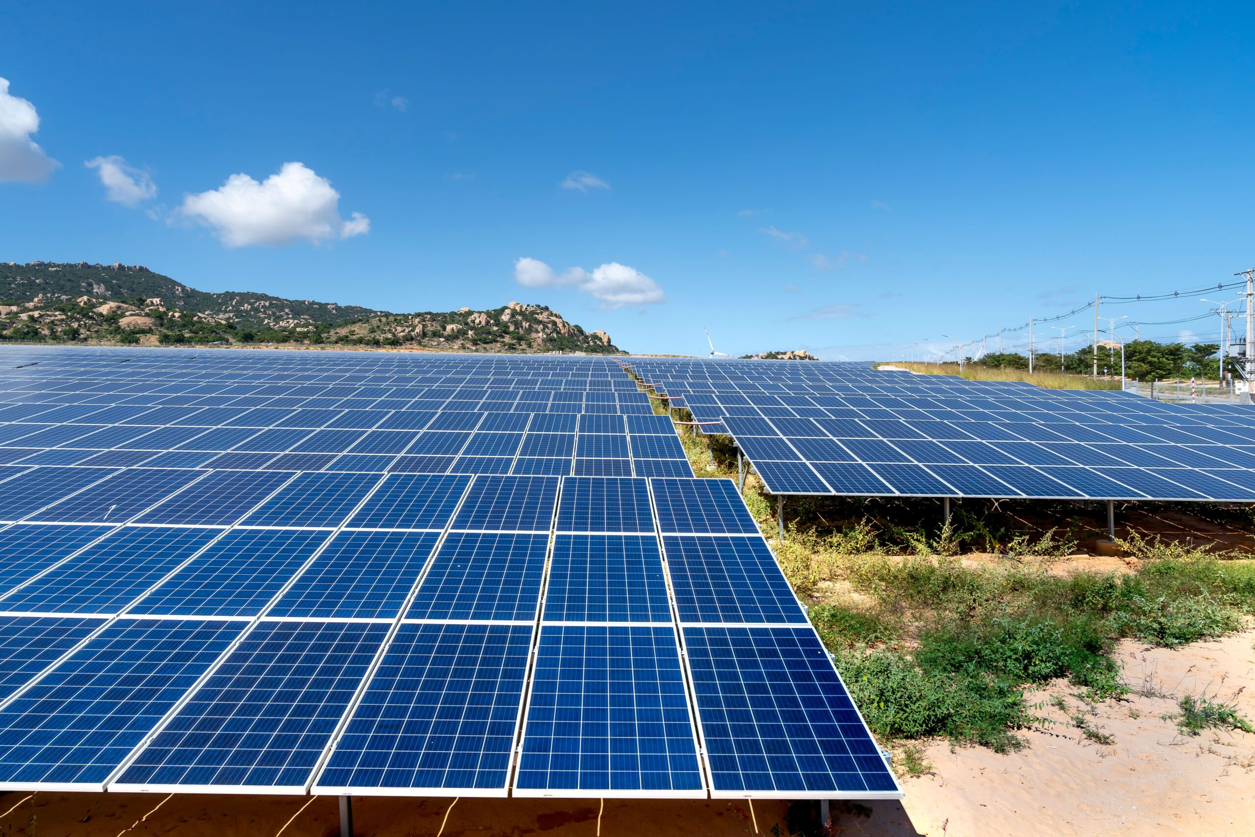 Large solar park