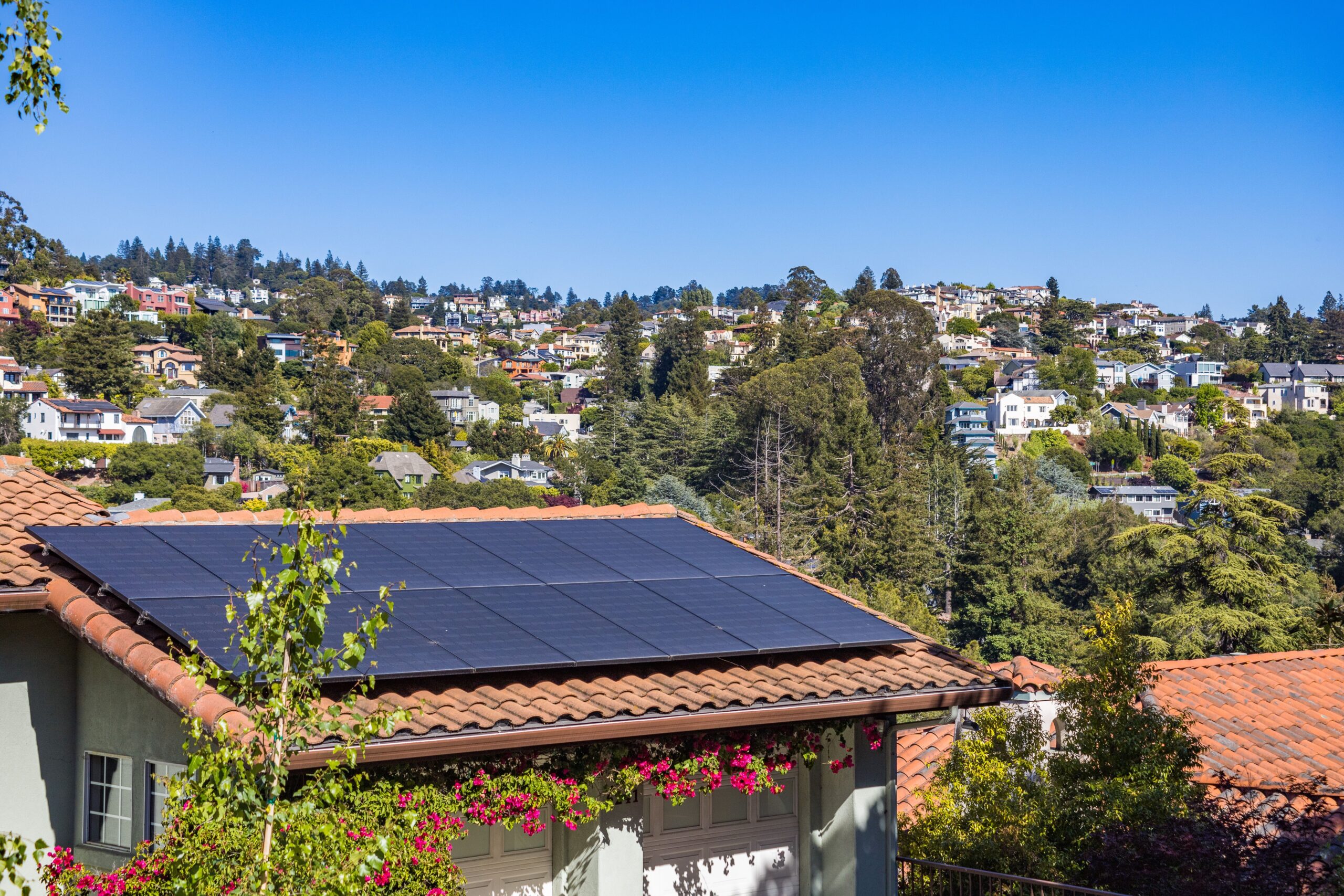 Rooftop solar panels